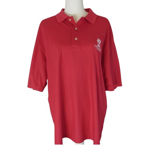 Oxford Golf Tres Vidas Acapulco Red Mens Sz L - Picture 1 of 6